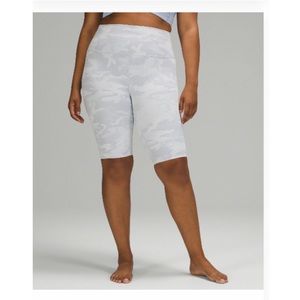 NWT sz 8 Lululemon wunder under 10” biker shorts